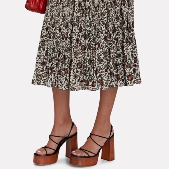 Gia Borghini x RHW Rosie 28 Leather Knotted Strappy Chunky Platform Sandals 40 - Picture 8 of 17